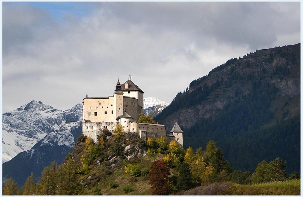 B&B Hotel & Appartements Chasa Valaer Scuol Exterior foto